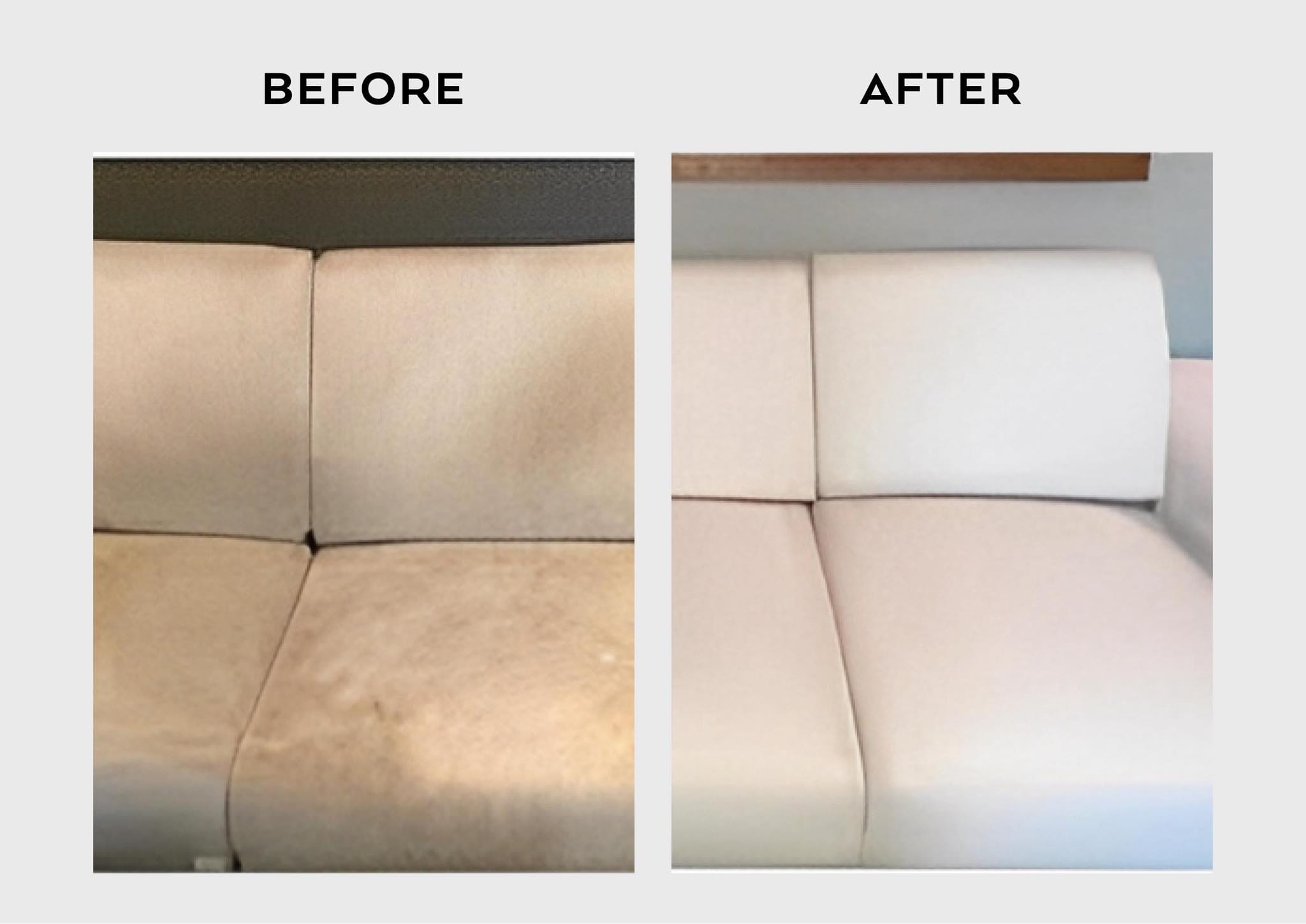 Upholstery cleaning before and after Baltimore MD - sofa result 4