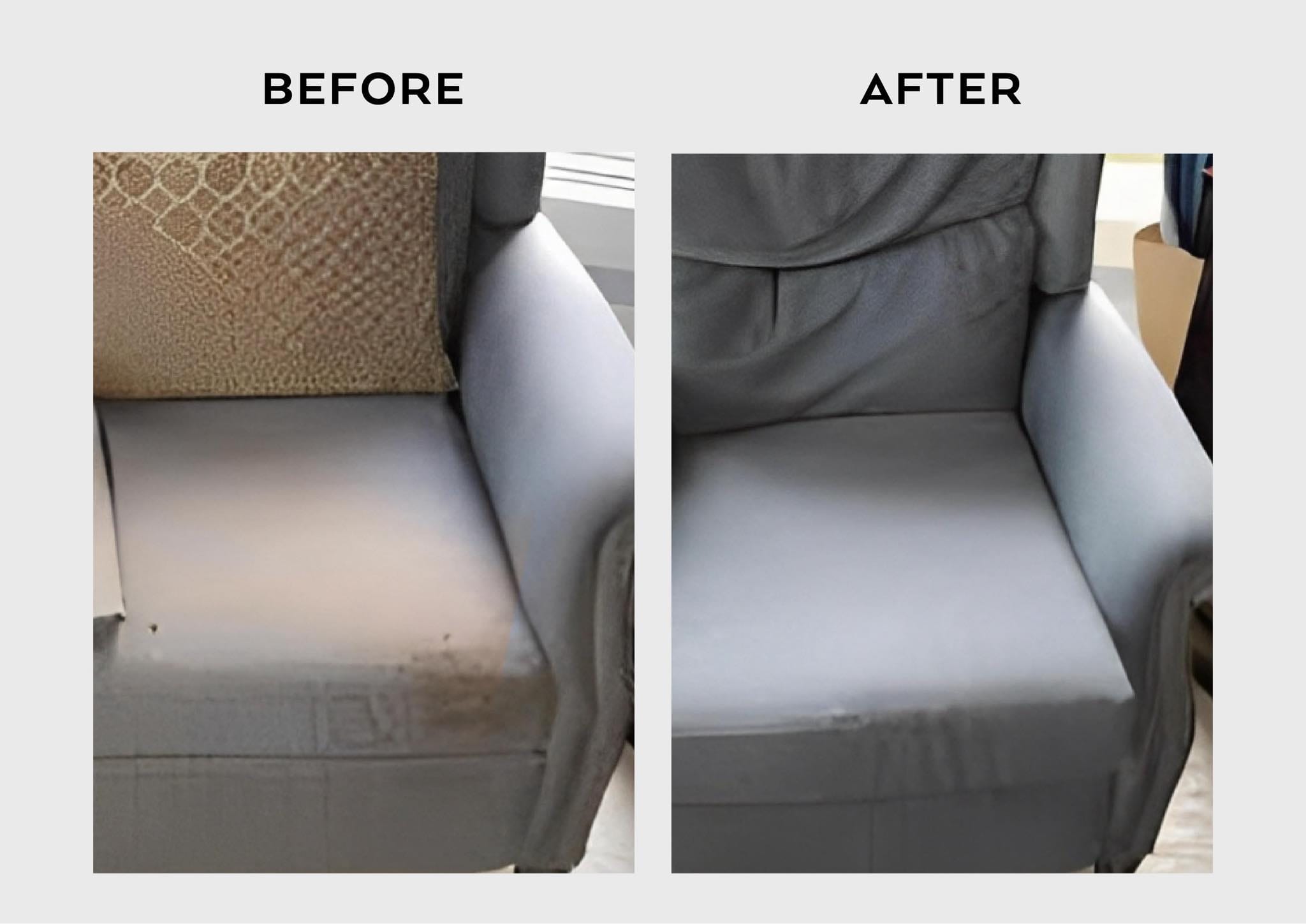 Upholstery cleaning before and after Baltimore MD - chair result 2